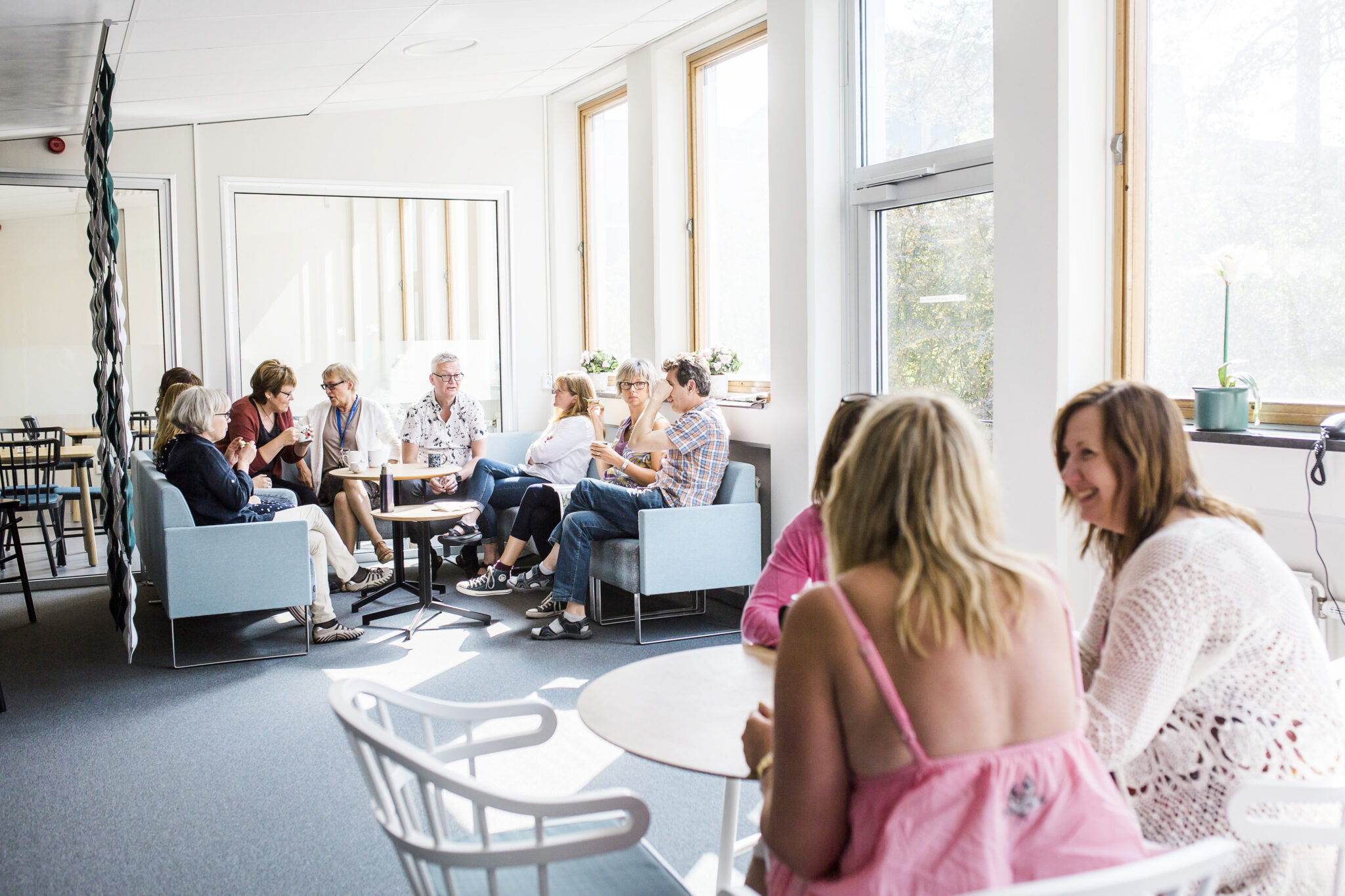 Bild från personalrummet på Nils Ericsonsgymnasiet