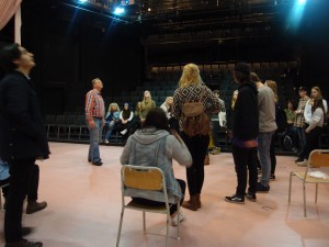 Folkteatern Guidad tur scenvisning