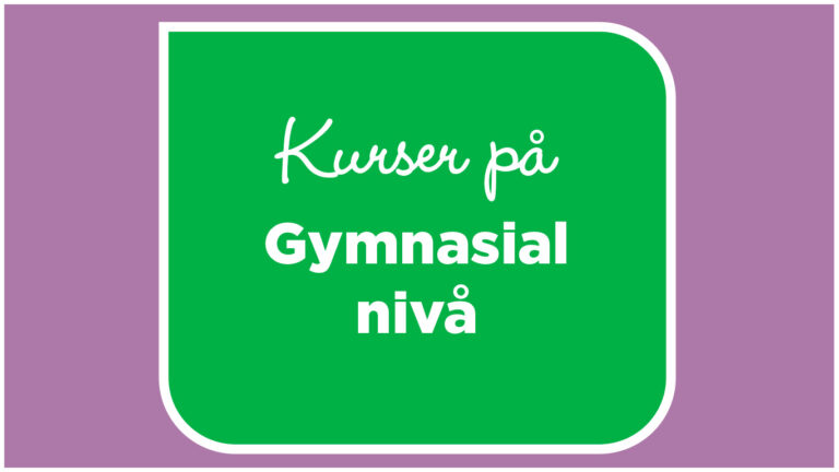 Gymnasiala Kurser - Vuxenutbildningen